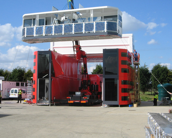 Motorsport trailers: F1 paddock trailers for Ferrari 