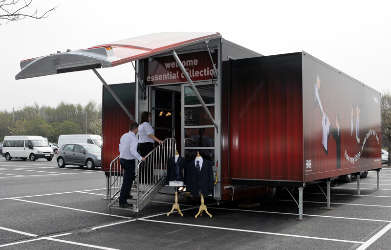 Display trailers for Event Marketing Solutions