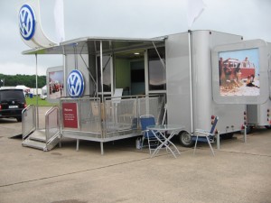 Mobile event trailers for Volkswagen/Skoda