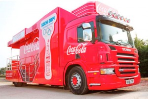 Event marketing trailers and vehicles - Coca Cola