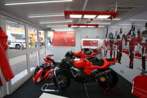 Mobile exhibition trailers Ducati
